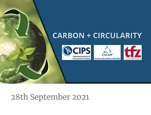 Carbon + Circularity - CIPS, CSCMP & Kanton Zug